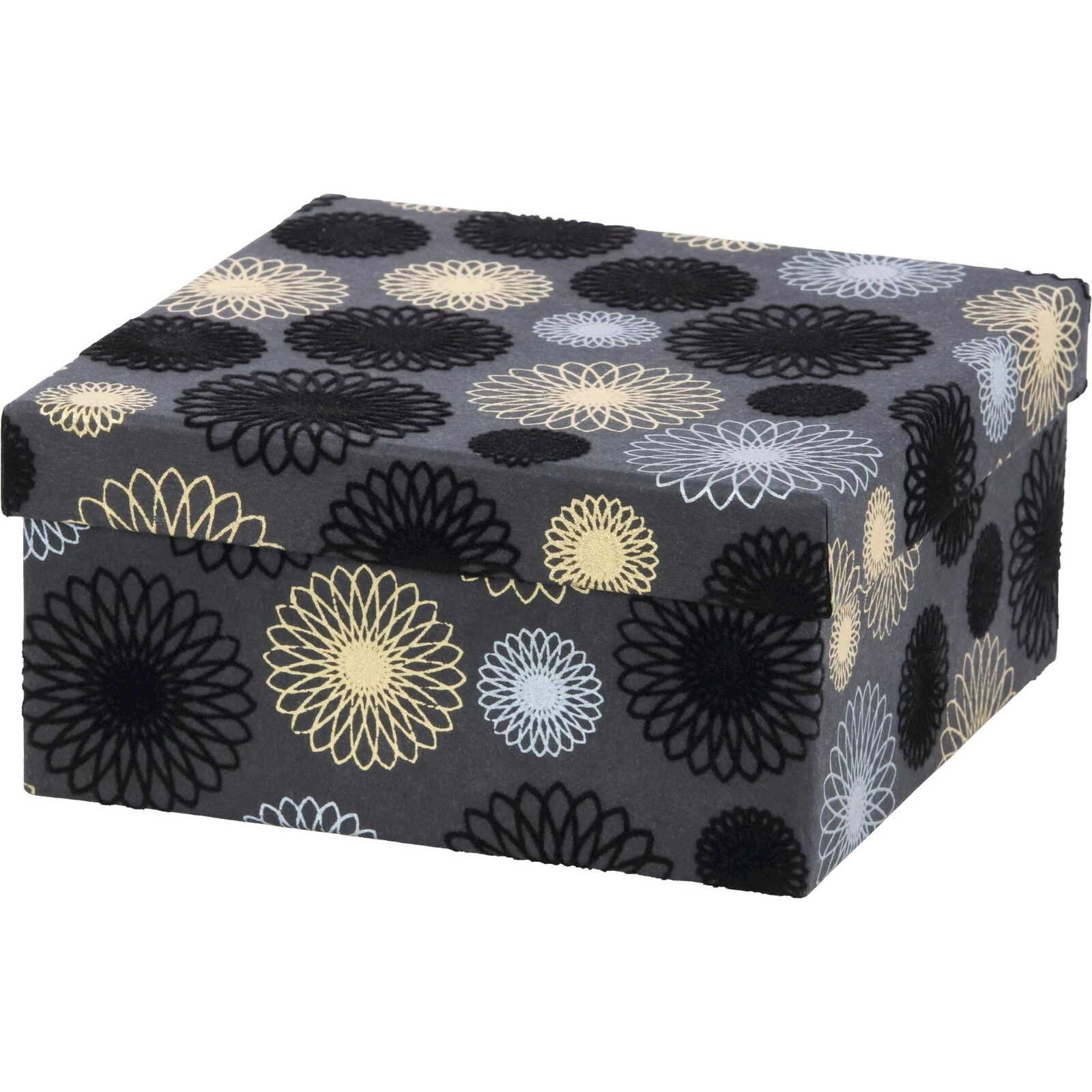 Karton Box grau M kaufen - Bastelbedarf