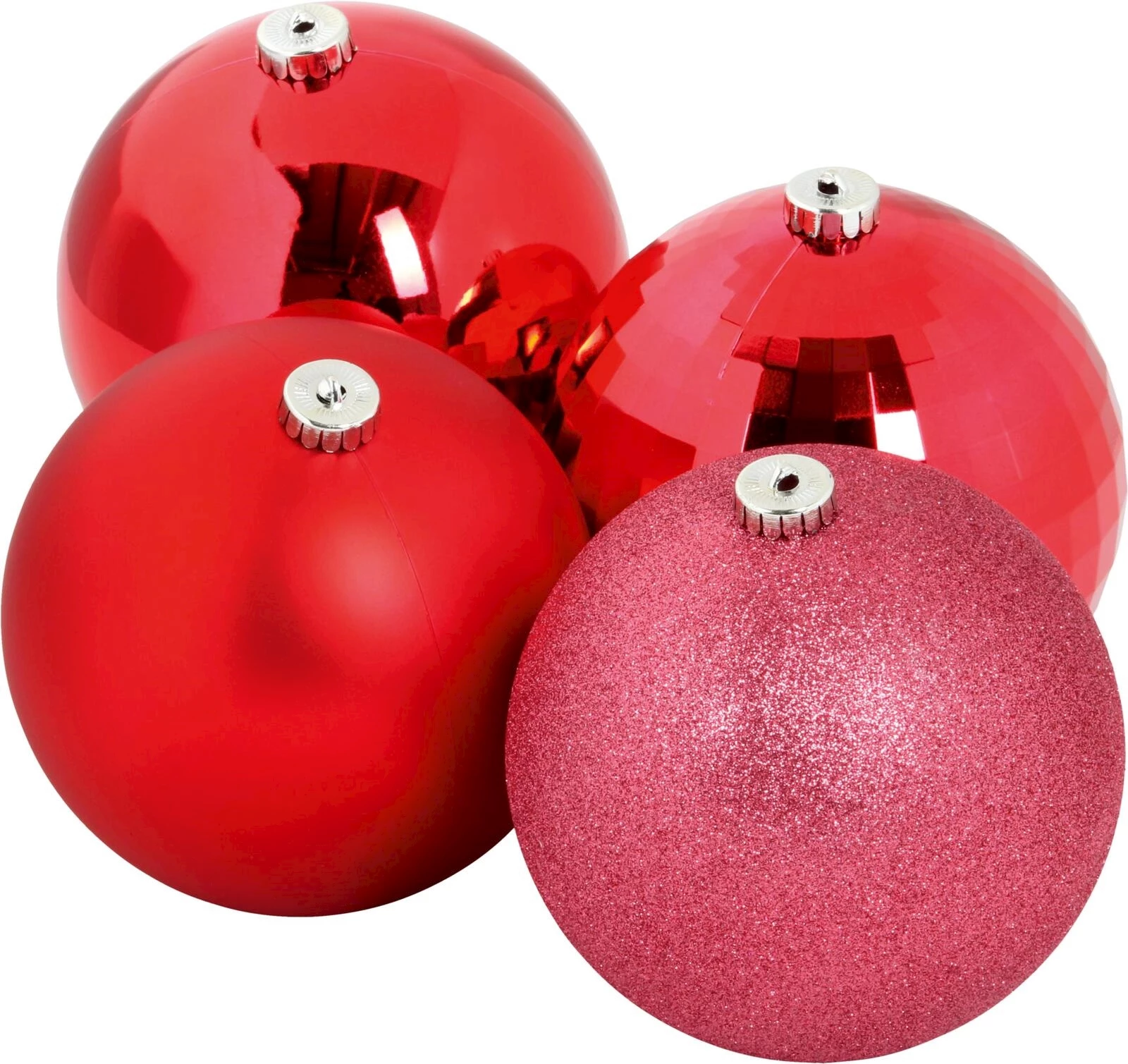 Kugeln rot pink 15cm