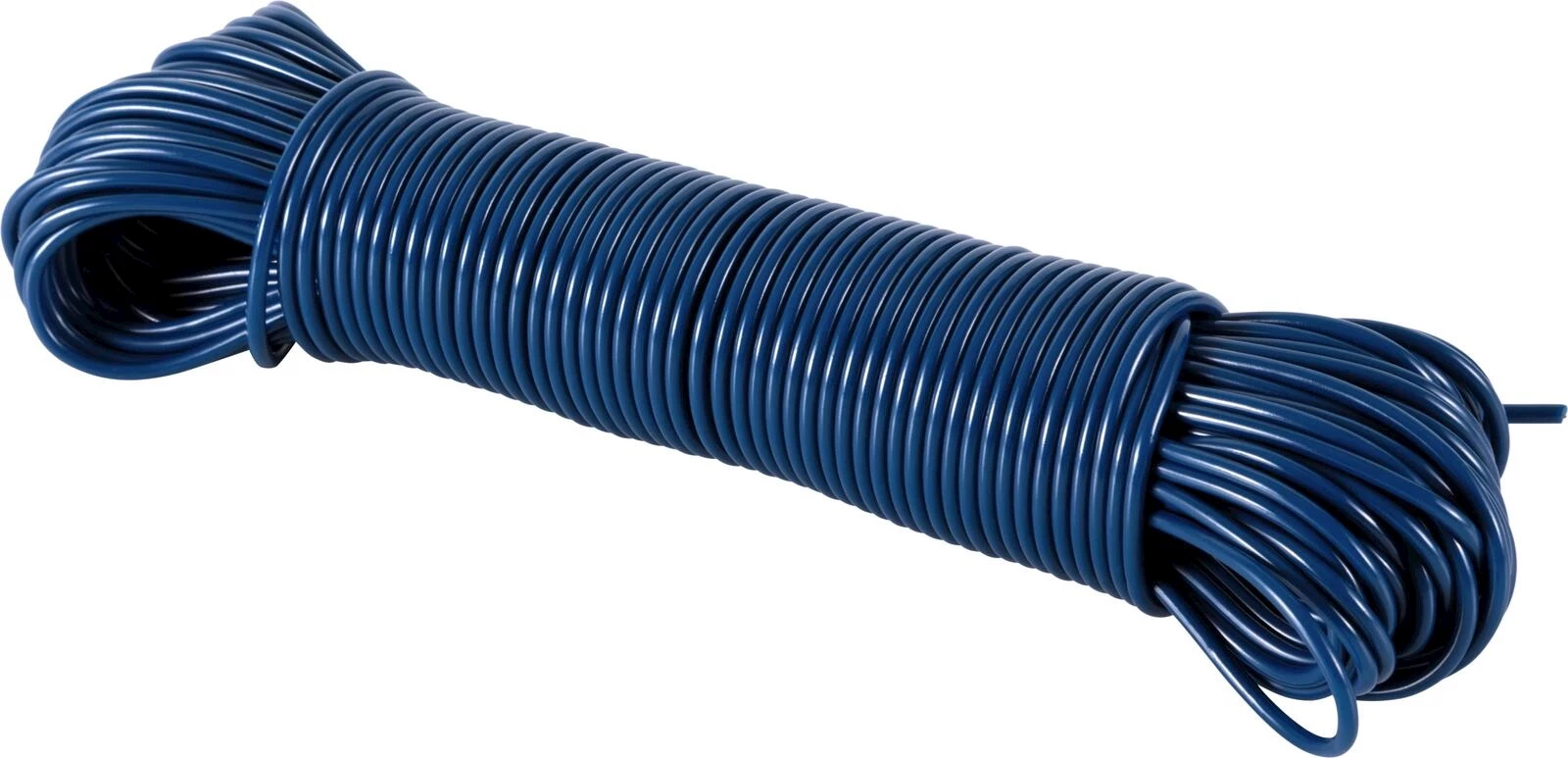 Wäscheseil Plastik blau 30 m