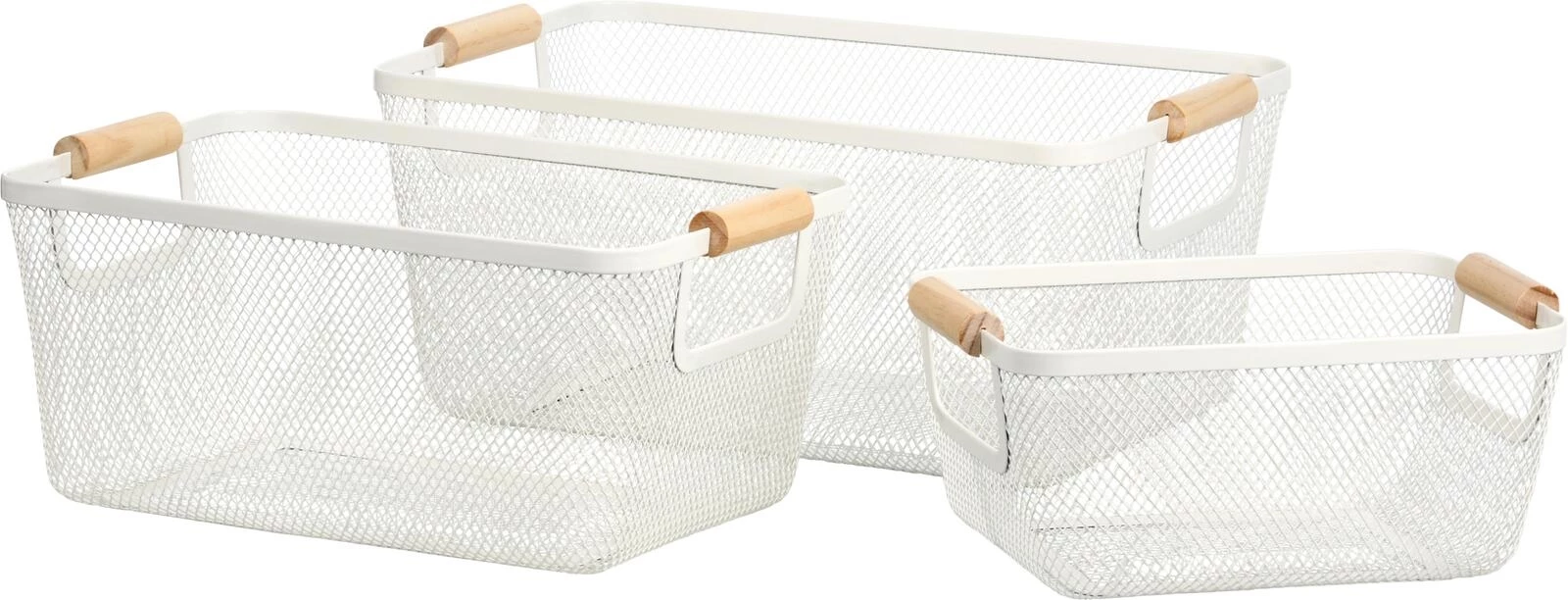 Paniers métalliques 3 pcs