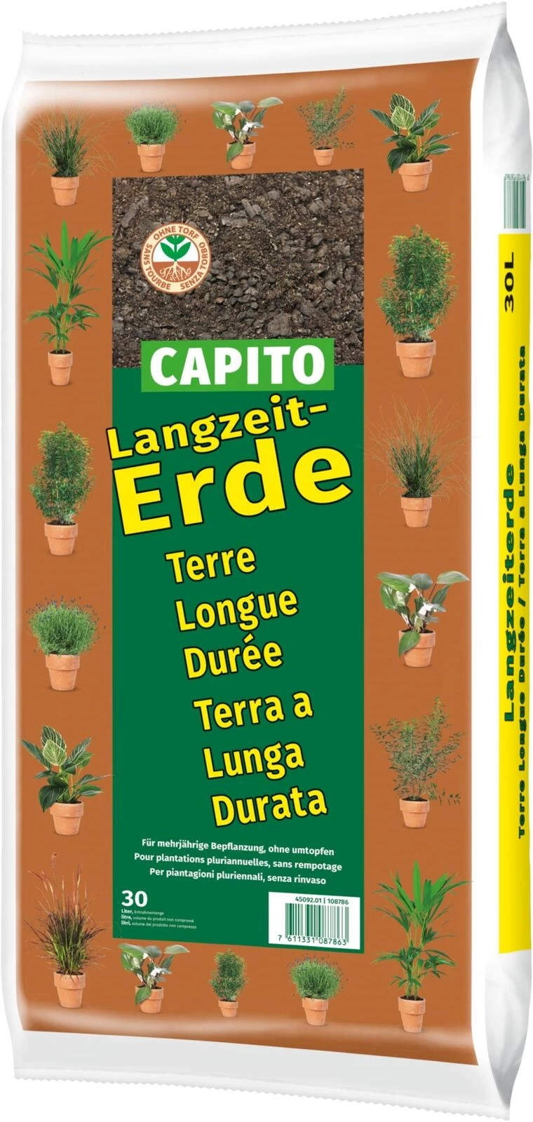 Terreau longue durée 30l Capito