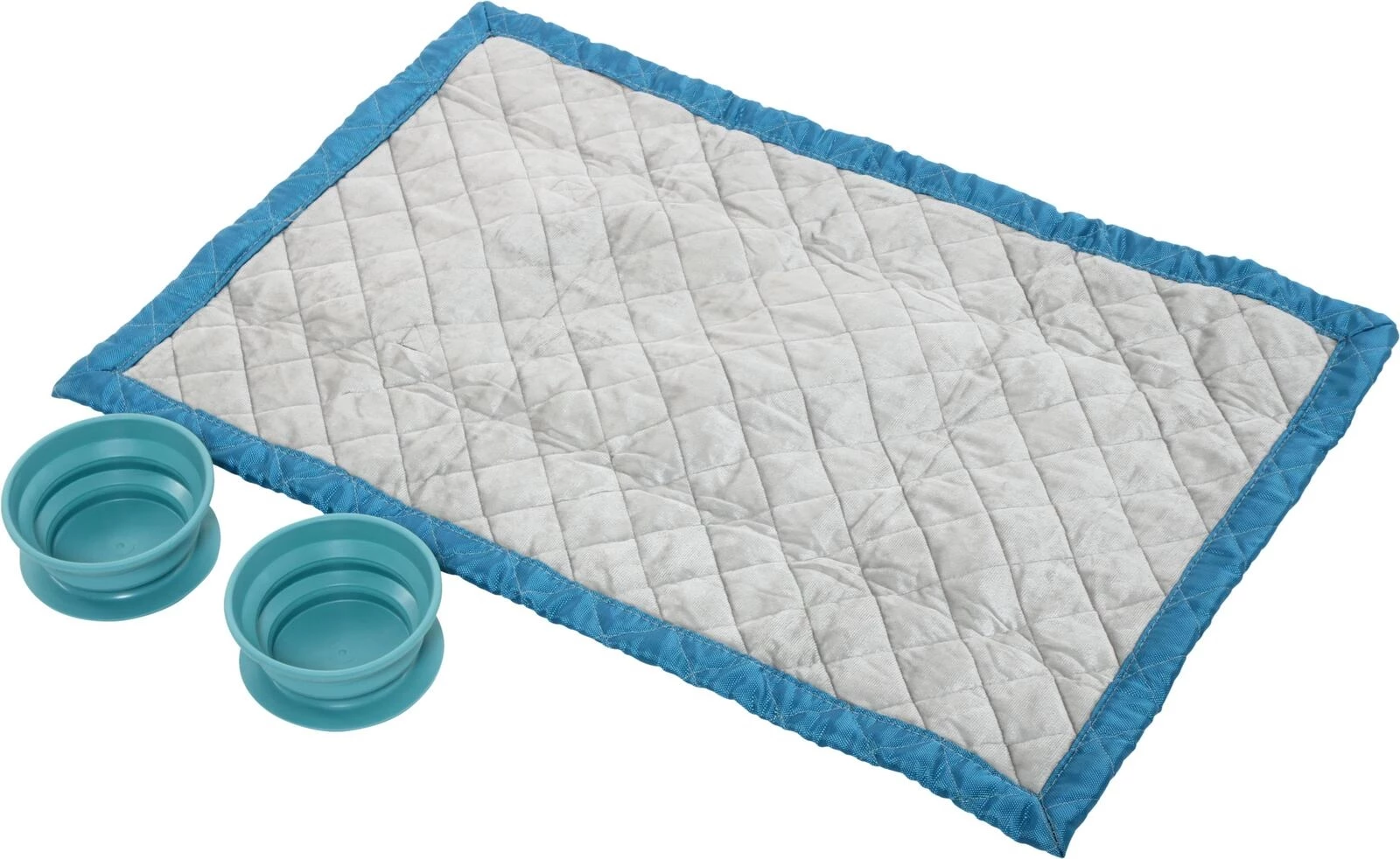 Gamelle et tapis pour chien