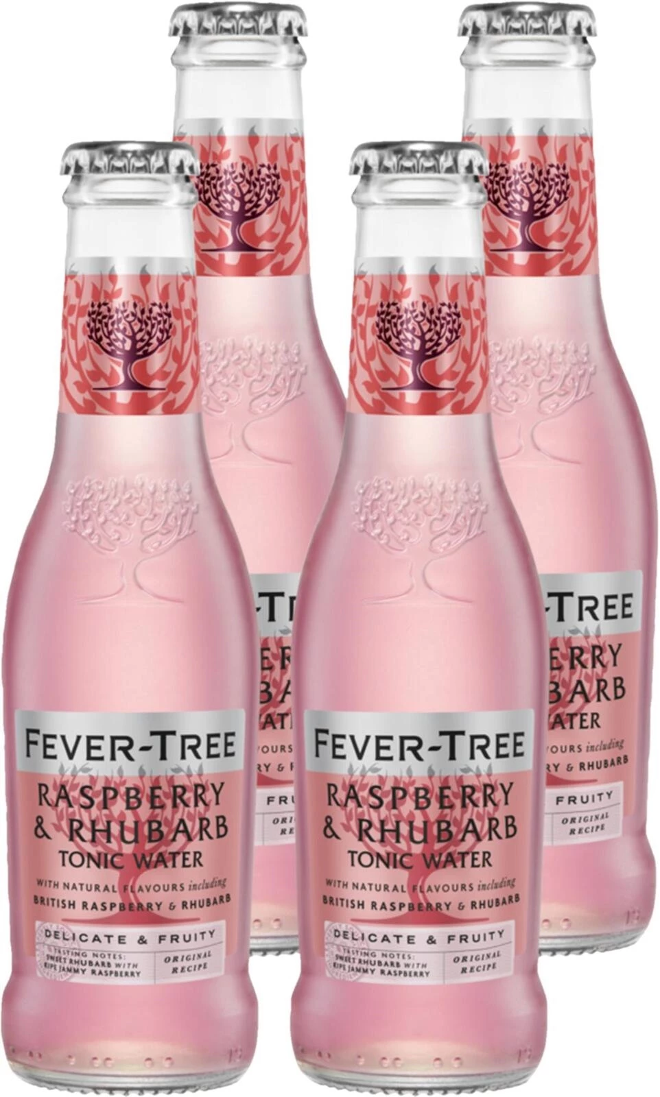 Fever Tree Raspb. Rhub. 4 × 20 cl