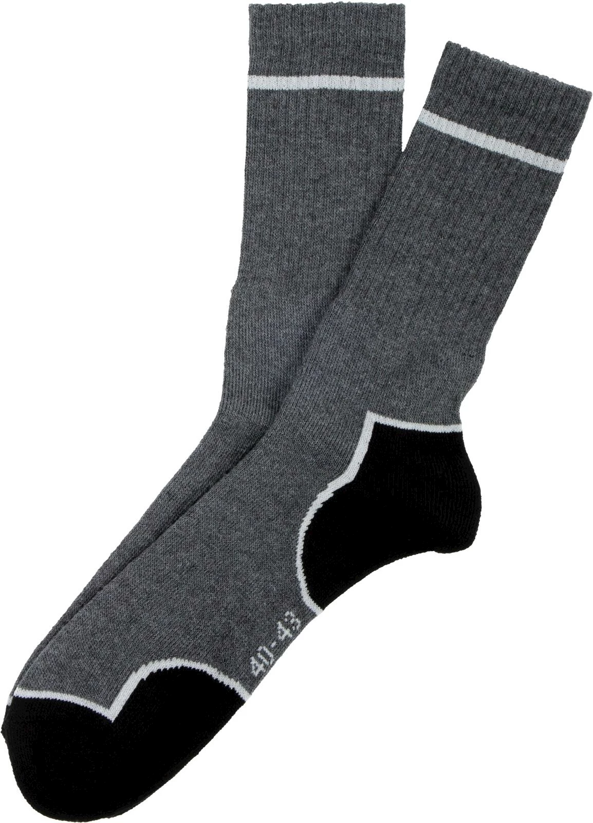 Socken Arbeit grau 40-43