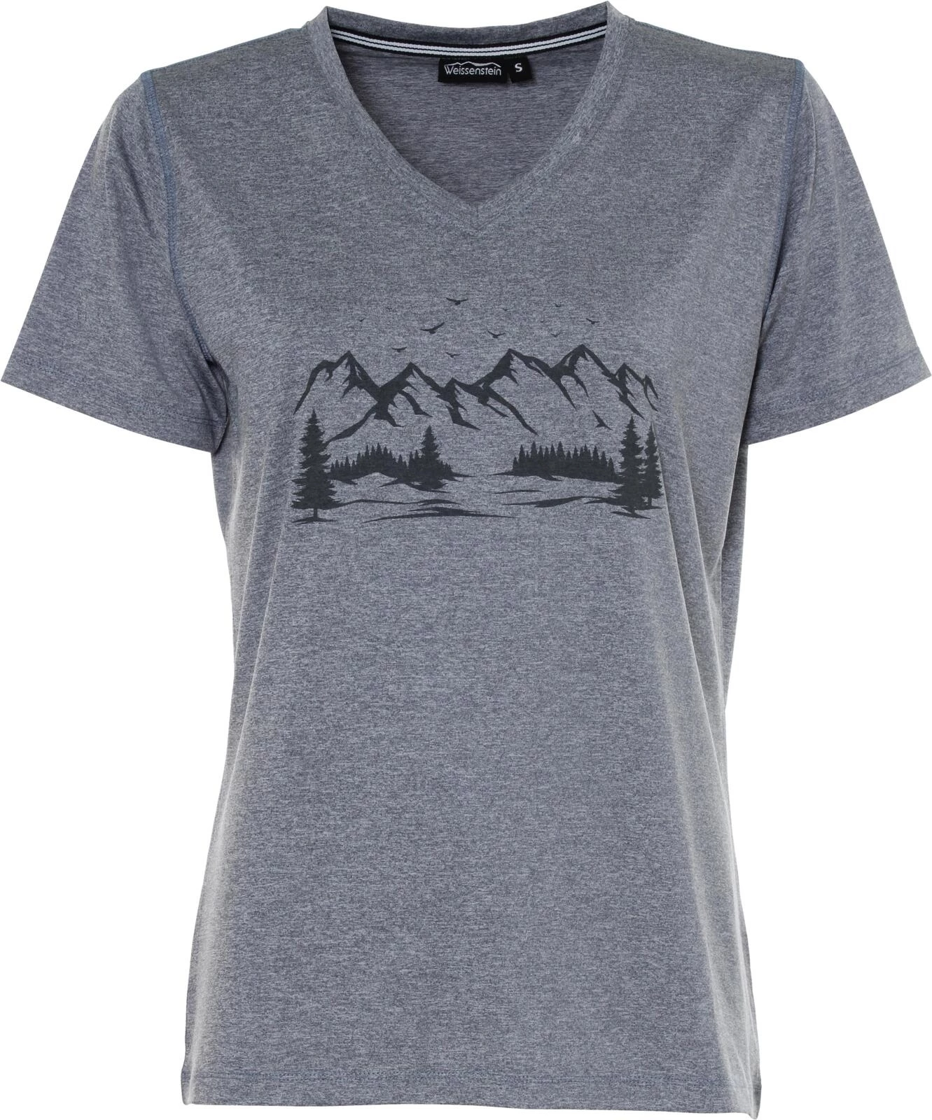 T-shirt trekk. bleu mélange S