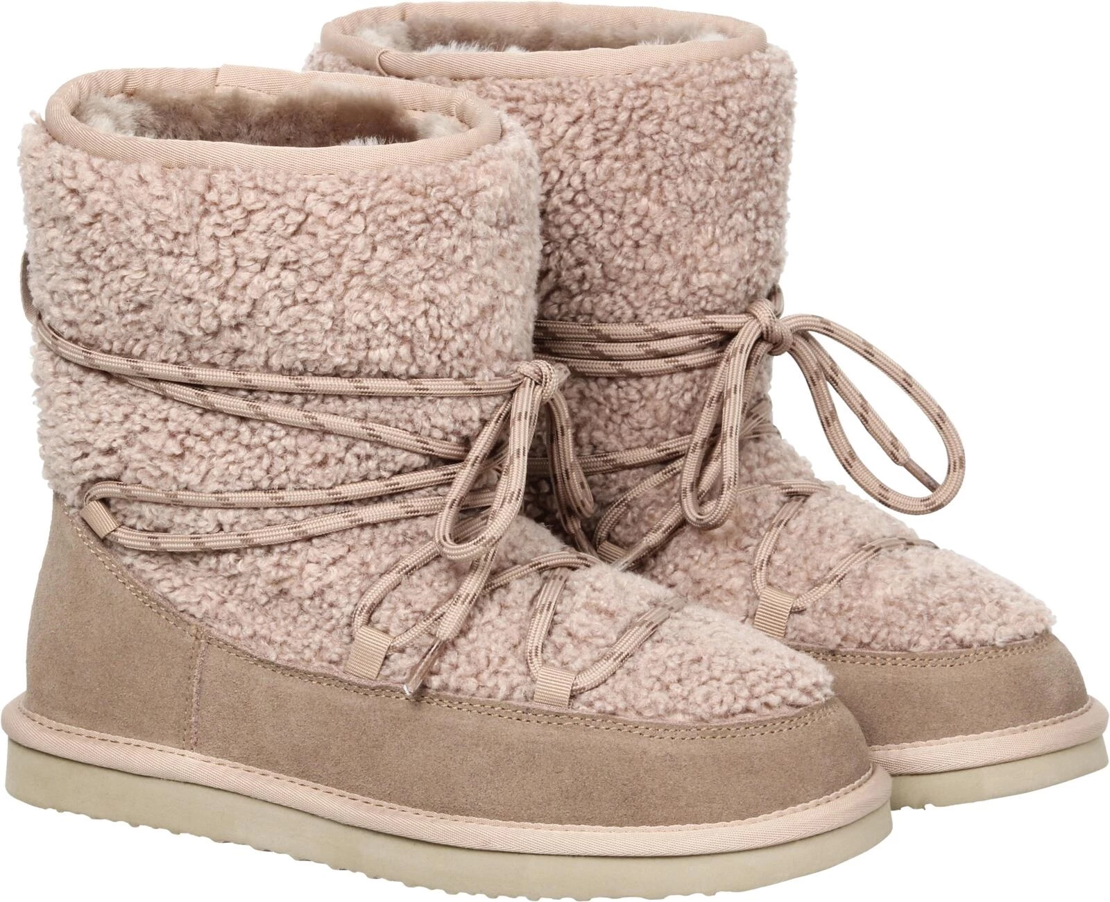 Winterboot Lammfell braun 36