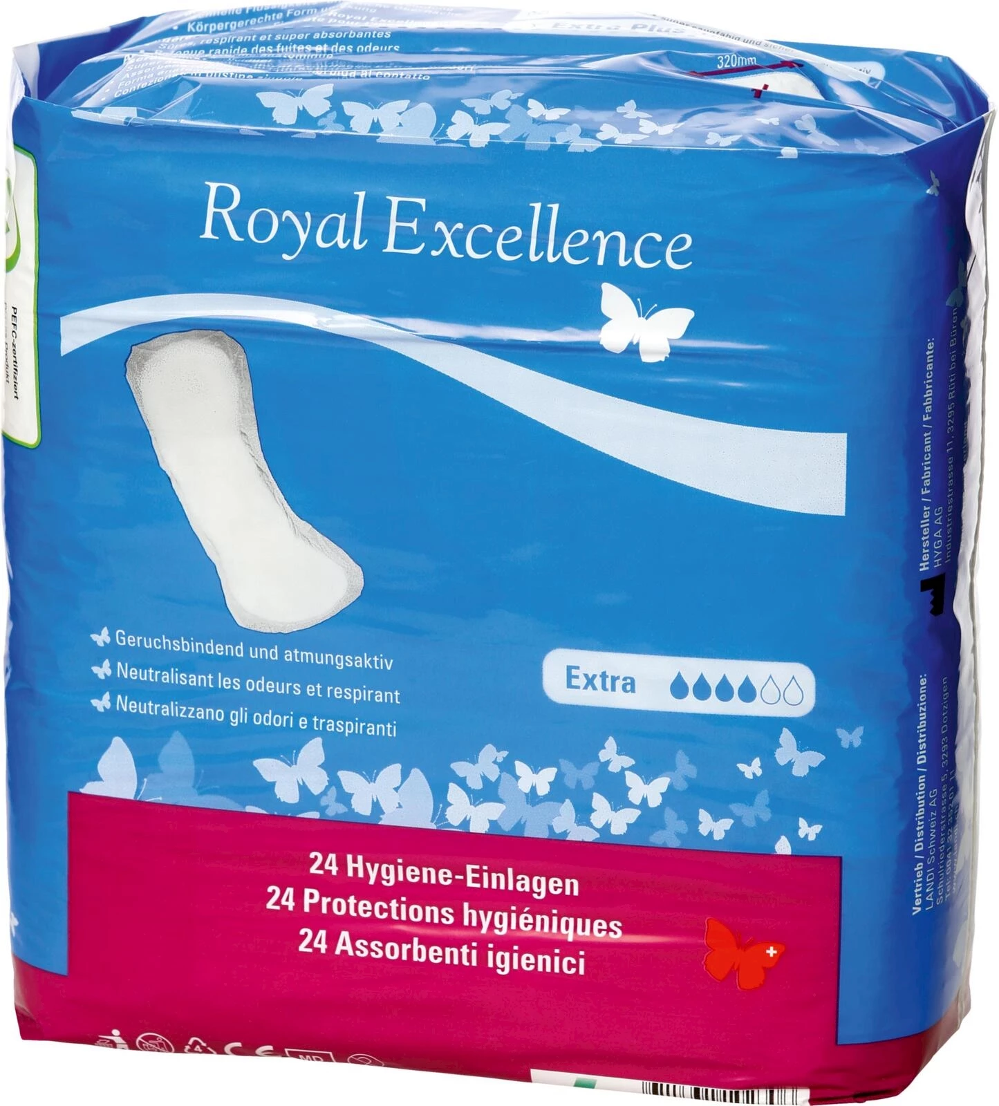 Protect. hygién. extra 24 pcs.