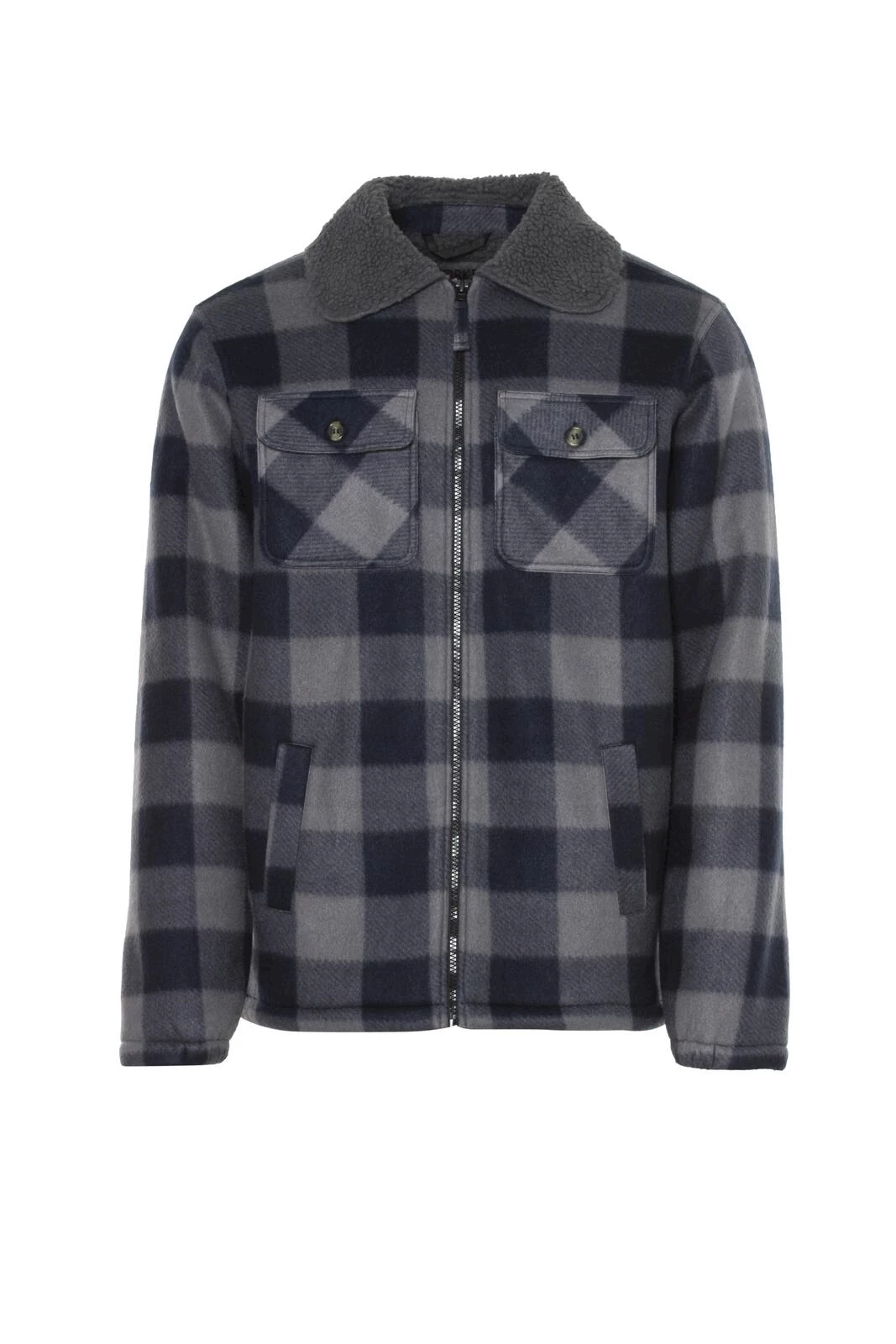 Holzfällerjacke grau S