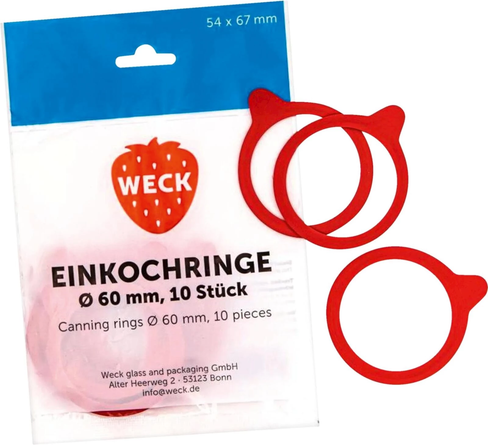 Gummiring zu Weck 6 cm