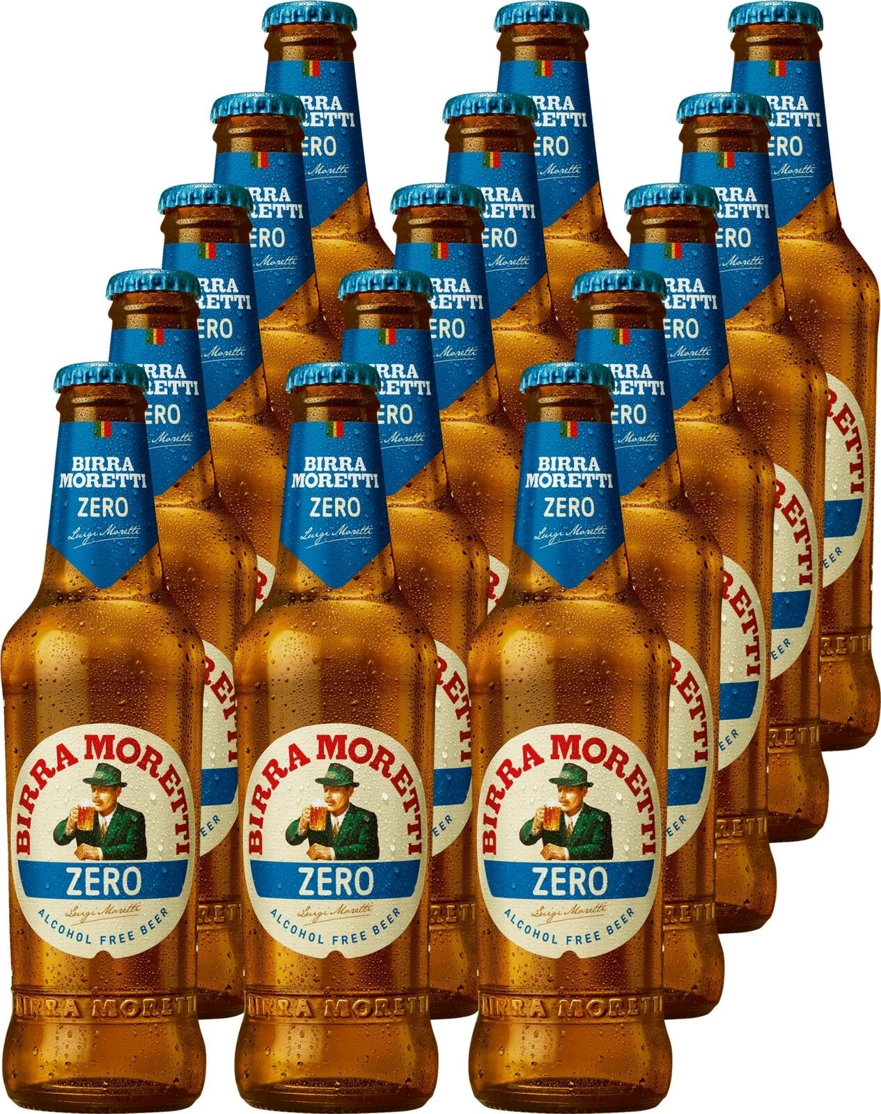 Bière Moretti zero 15 × 33 cl