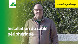 Conseils de jardinage - Installation du câble périphérique de robot tondeuse RM 1200 II