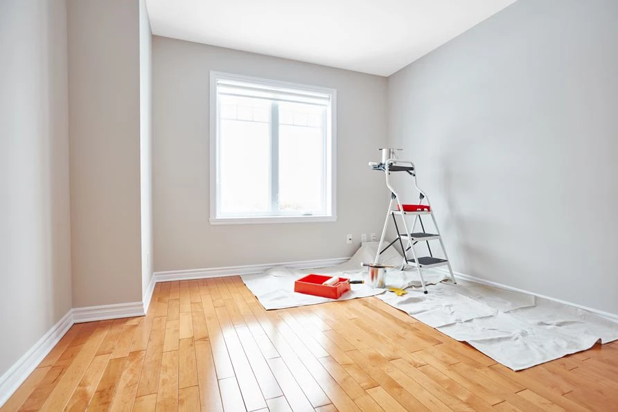 Renovieren Renovation eines Zimmers in einem Haus