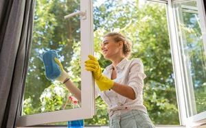 Fenster putzen