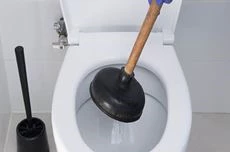WC verstopft