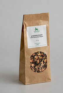 Linseneintopf mit Süsskartoffeln